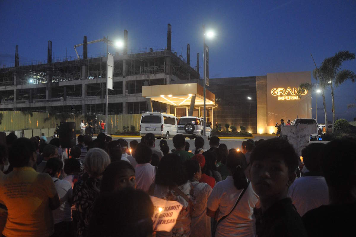 Mindanao parishioners hold prayer rally against casino operation