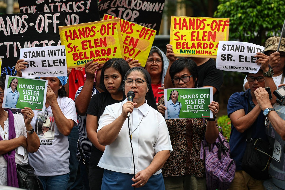 Filipino activists post bail in perjury case | Catholic News ...