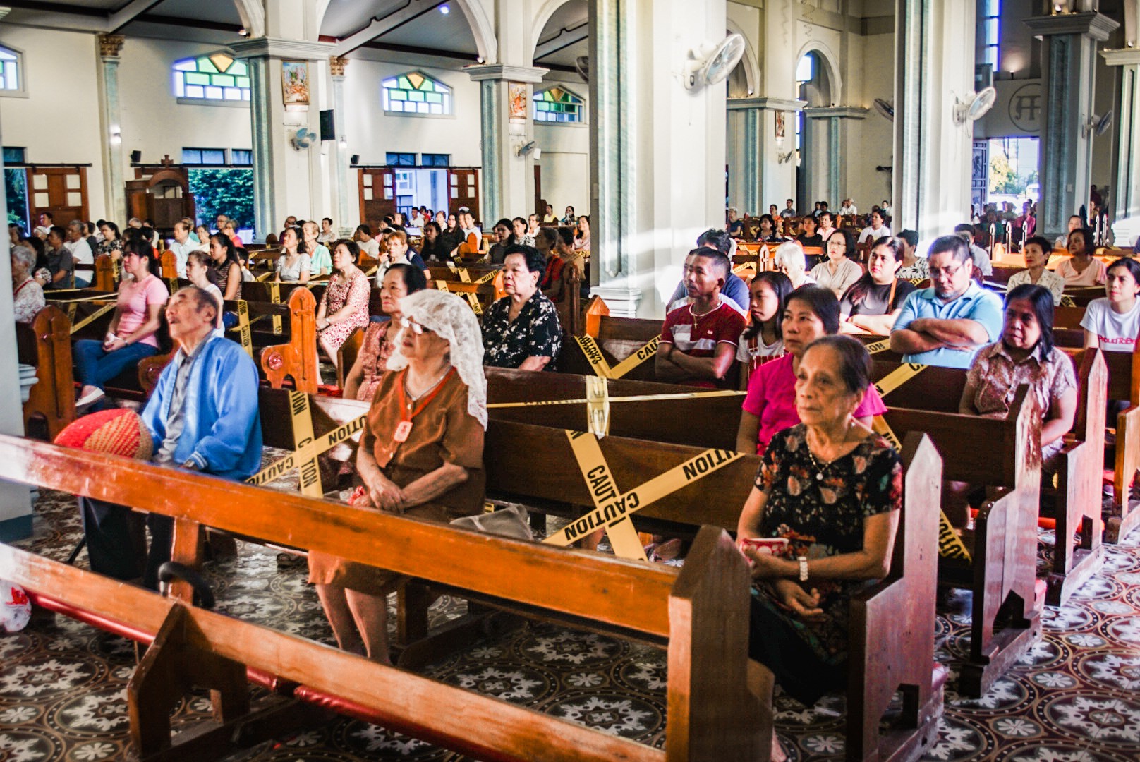 Philippine Catholic churchgoers want good sound system, better music during...