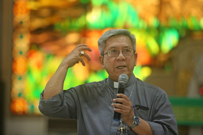 Bishop Jose Colin Bagaforo of Kidapawan, Caritas Philippines national director.