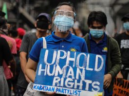 Human Rights Day, Manila, protest
