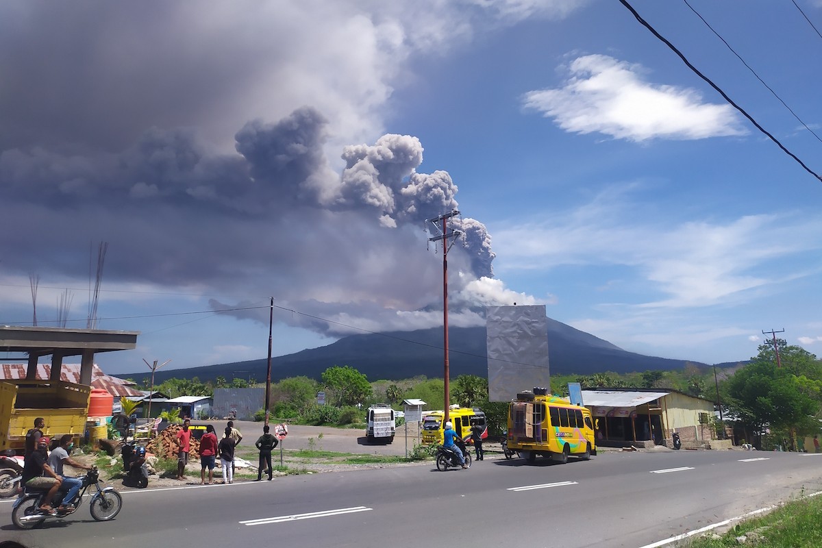 Aid Efforts Ongoing For Those Affected By Volcano Eruption On 