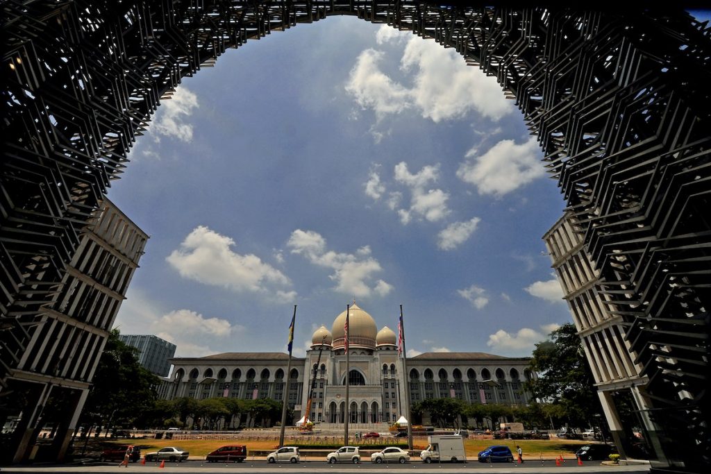 A 2018 file image of the Federal Court of Malaysia building at Putrajaya Square in Putrajaya, Malaysia. (Photo by DH Saragih/shutterstock.com)