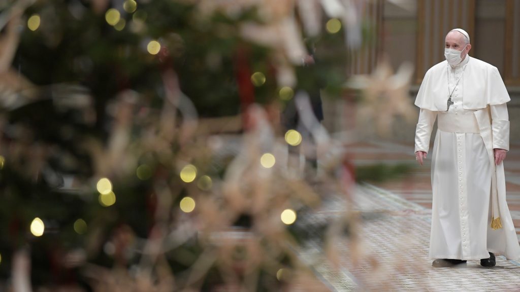 Pope Francis delivers his traditional Christmas Day Urbi et Orbi speech at the Vatican