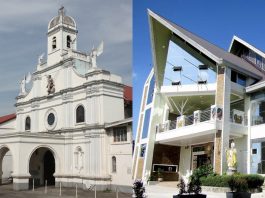 Bishop Dennis Villarojo of Malolos declares the San Miguel Arcangel Parish Church in Bulacan province’s San Miguel town and the St. Andrew Kim Taegon Parish Church in Bocaue town’s Lolomboy village, also in Bulacan, as new diocesan shrines. (Photo courtesy of the Diocese of Malolos via CBCP News)