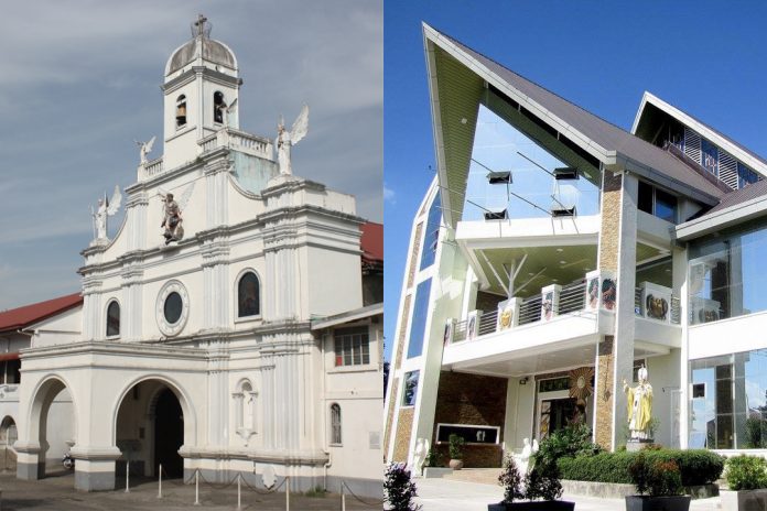 Bishop Dennis Villarojo of Malolos declares the San Miguel Arcangel Parish Church in Bulacan province’s San Miguel town and the St. Andrew Kim Taegon Parish Church in Bocaue town’s Lolomboy village, also in Bulacan, as new diocesan shrines. (Photo courtesy of the Diocese of Malolos via CBCP News)