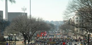 Americans join the annual March for Life in Washington, D.C. in this photo taken Jan. 22, 2009. (Wiki Commons photo)