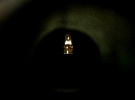 The dome of the Basilica of St. Peter in the Vatican as seen through the keyhole of the church of the Knights of Malta in Rome. (Photo by Joe Torres)