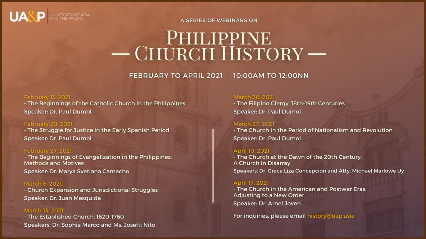 Webinar on history of Philippine Catholic Church launched | Catholic ...