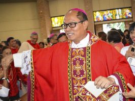 Bishop Jose Elmer Mangalinao of Bayombong. (Photo Courtesy of Glenn Munoz Lopez via Veritas 846)