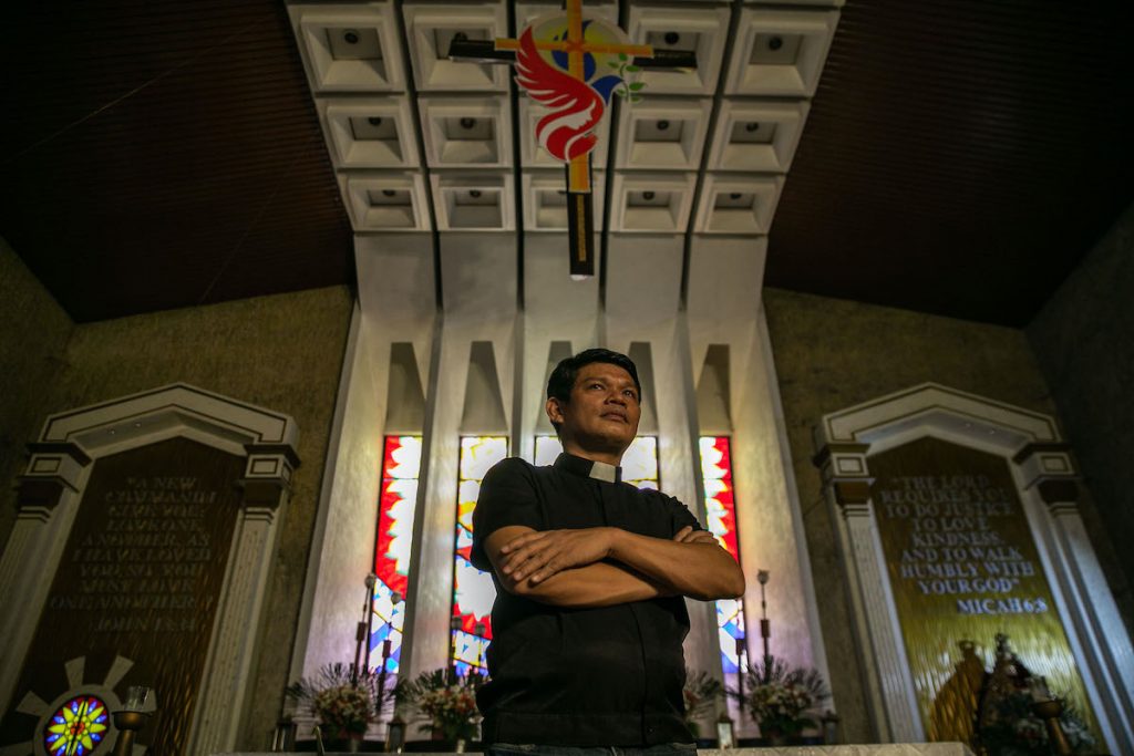 Father Christopher Ablon of the Philippine Independent Church