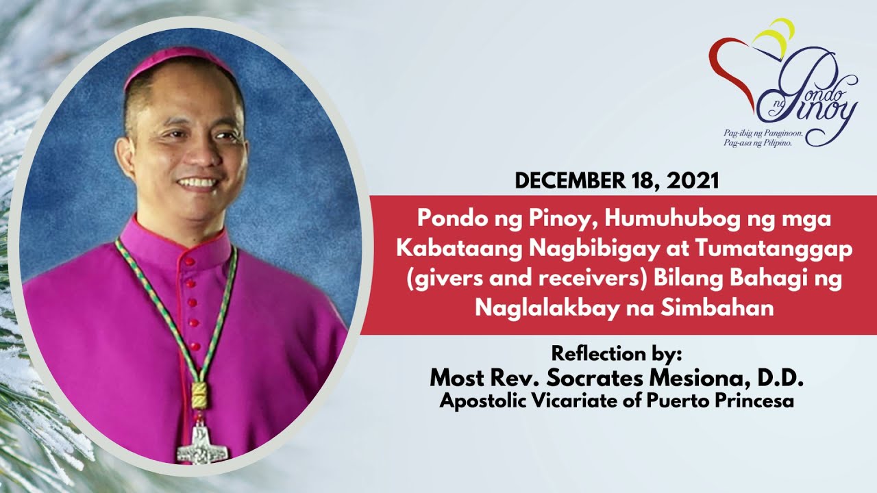 ‘Simbang Gabi’ (Day 3): Pagninilay ni Bishop Socrates Mesiona ng Puerto ...