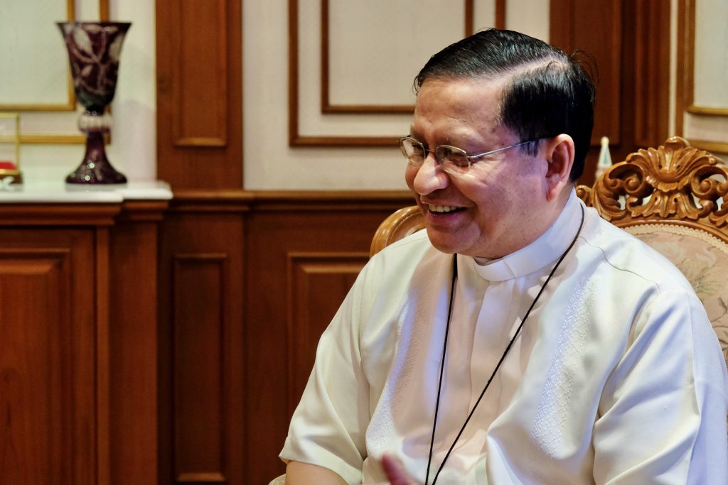 Cardinal Charles Maung Bo side profile