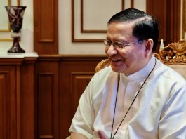 Cardinal Charles Maung Bo side profile