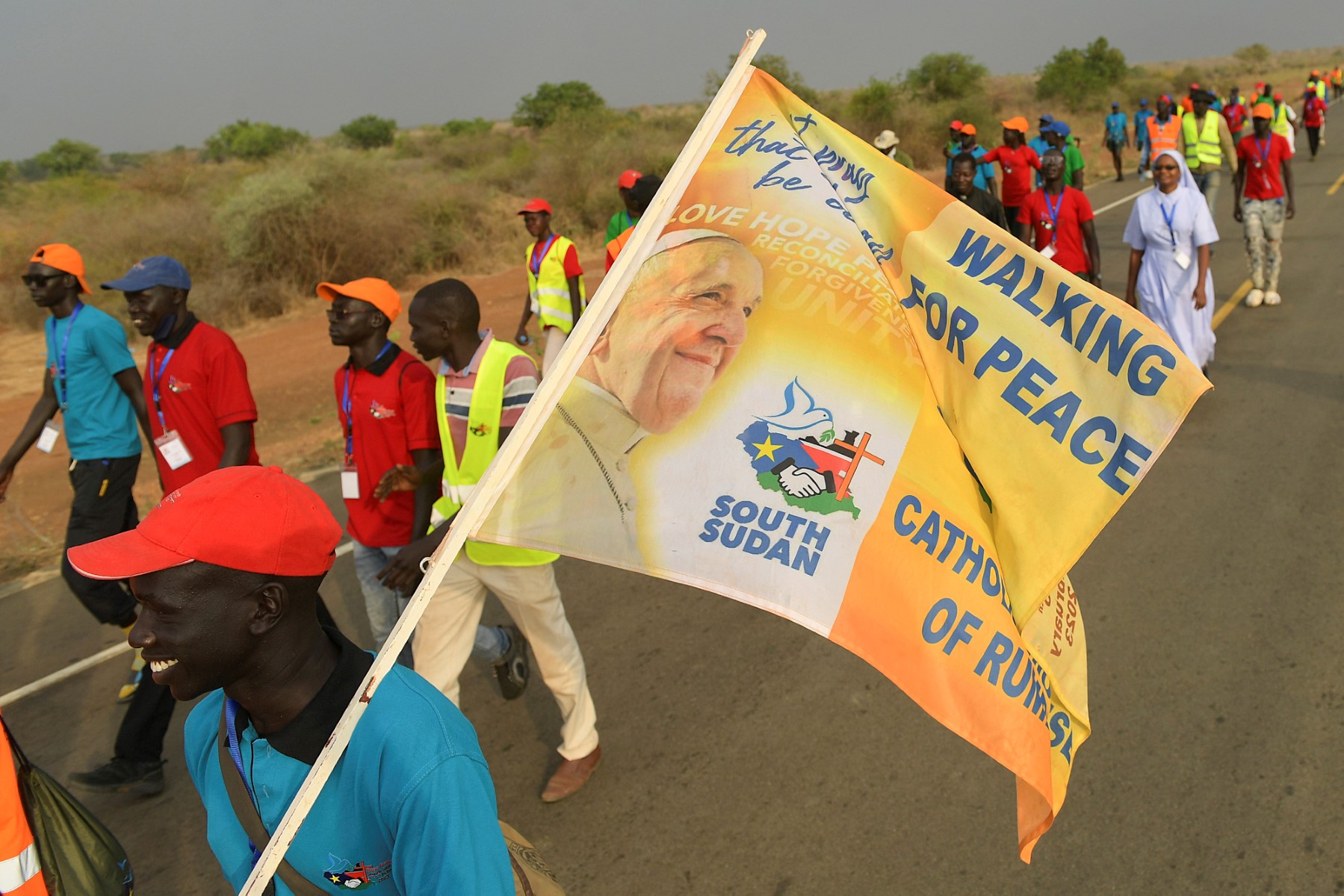 Pilgrims walk nine days to see Pope Francis in South Sudan | Catholic ...