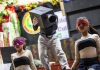 Children acting on stage depicting online sexual exploitation