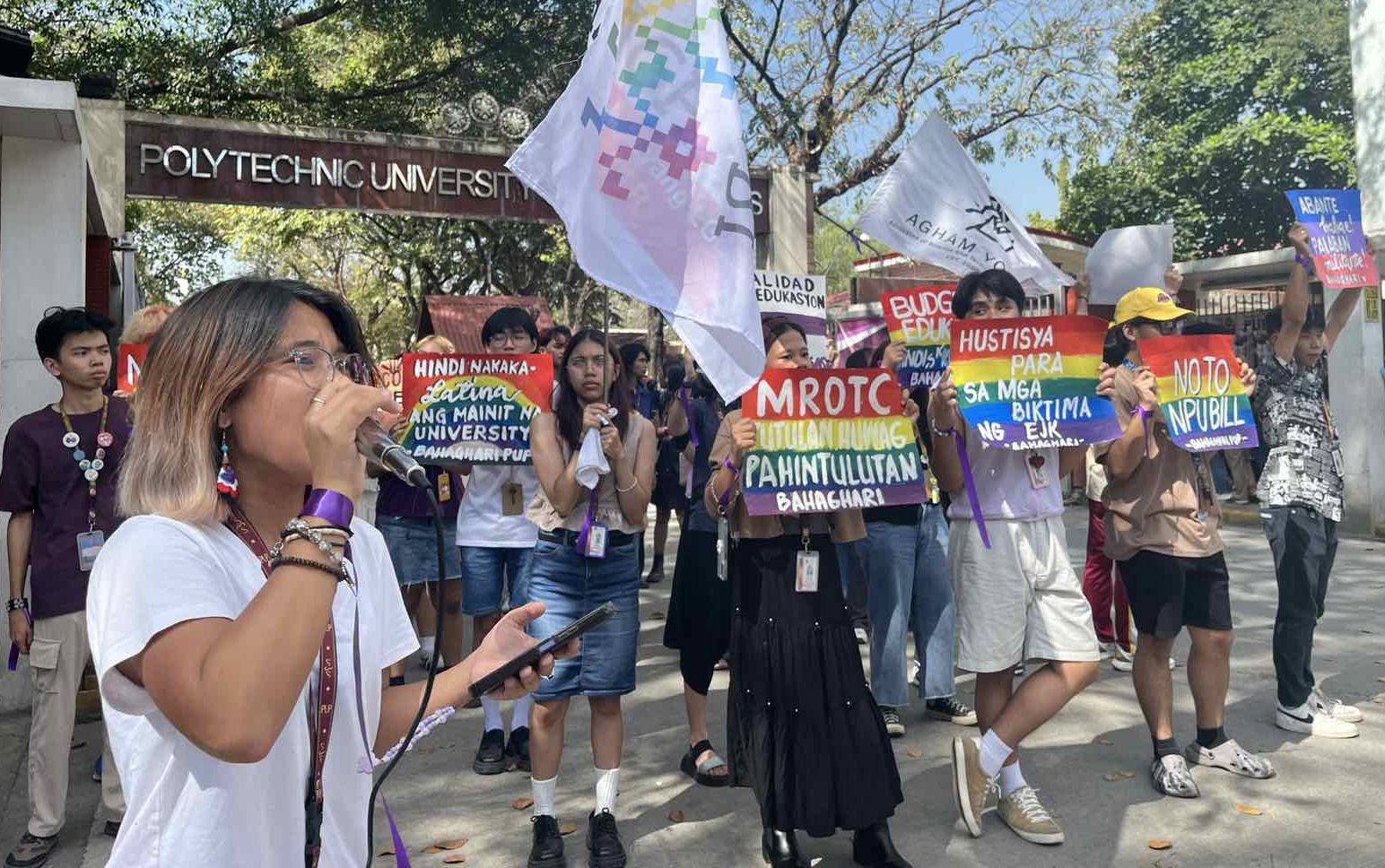 PUP students rally against budget cuts, decry poor campus conditions ...