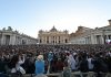 Crowds welcome Pope Leo XIV in St. Peter's Square