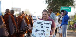 Pilgrimage of presence: Monks conclude 108-day peace trek in Washington