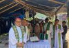 Bishop brings Gospel message of stewardship to anti-mining barricade in Nueva Vizcaya