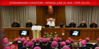 Pope Leo XIV tells cardinals ‘war is never blessed by God’ as Vatican consistory opens