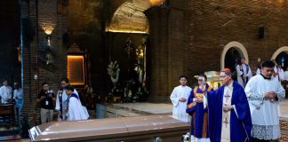 Cardinal Tagle urges end to wars, violence at father’s funeral