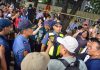 Farmers defy police attempt to dismantle protest camp outside agrarian reform office