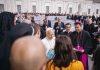 Pope greets activists supporting migrants at Chicago’s ICE detention center